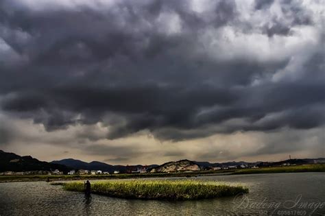 下雨前的景象